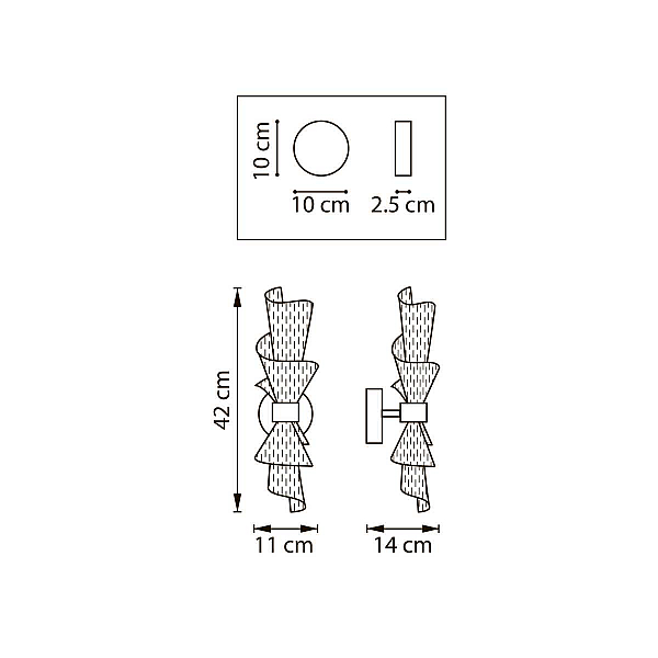 Бра Lightstar Acrile 737672