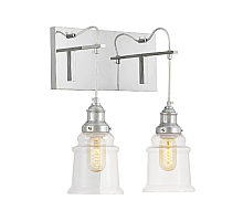 Бра Lumina Deco Moletti LDW 6844-2 CHR+PR