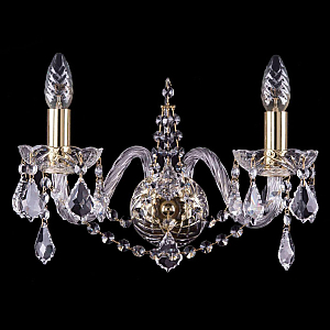 Бра Bohemia Ivele Crystal 1411B/2/160 G Leafs