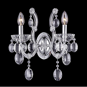 Бра Crystal Lux Hollywood AP2 Chrome