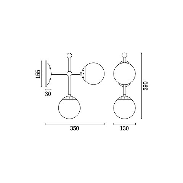 Бра Vele Luce Modena VL5013W02