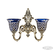 Бра Bohemia Ivele Crystal Verona 7203B13/2/175 GB P2 U Amber-Blue/H-1J