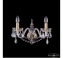 Бра Bohemia Ivele Crystal 1411B/2/160 G Leafs