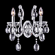 Бра Crystal Lux Hollywood AP2 Chrome