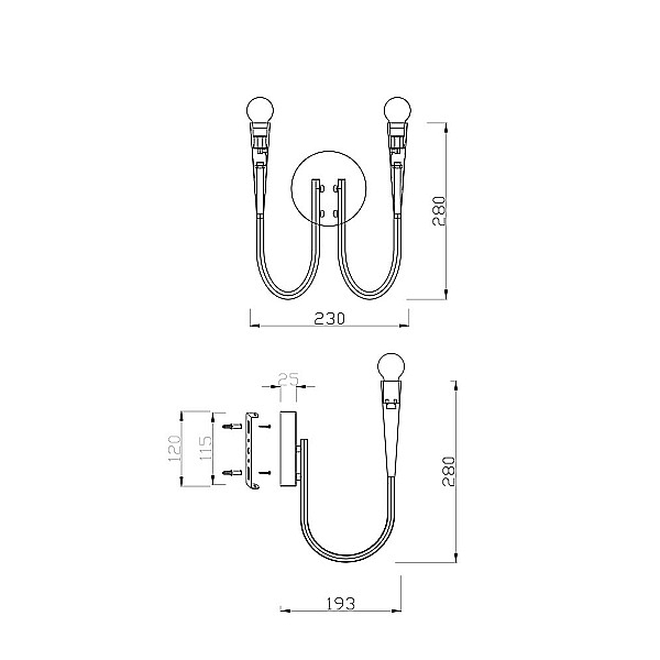 Бра Freya Branches FR5253WL-02N