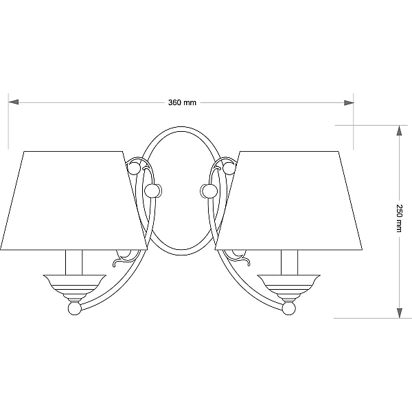 Бра Kutek Casamia Abazur CAS-K-2 (P/A)