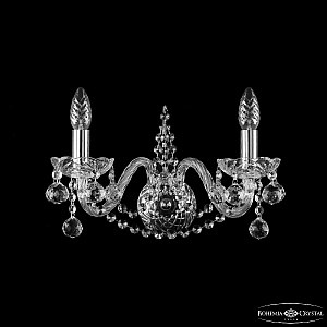 Бра Bohemia Ivele Crystal 1411B/2/160 Ni Balls