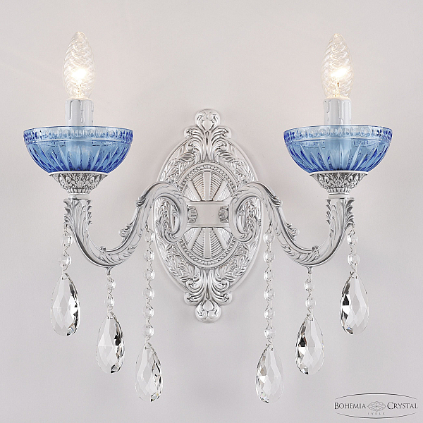 Бра Bohemia Ivele Crystal AL7901B10/2/175 B WMN P Aquamarine/M-1G