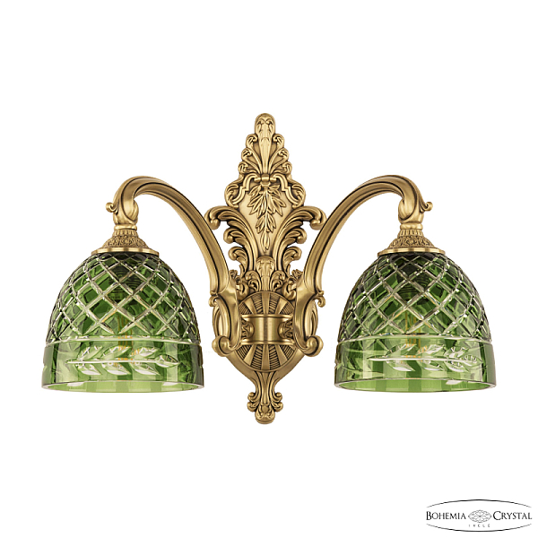 Бра Bohemia Ivele 7209B15/2/175 FP P1 D Clear-Green/H-1J