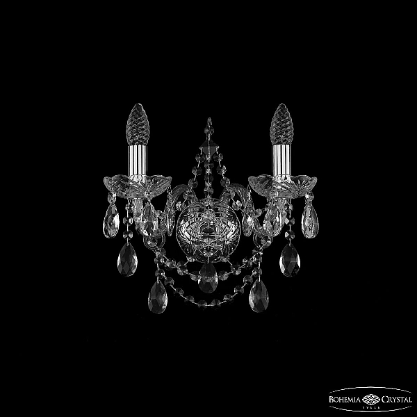Бра Bohemia Ivele Crystal 1411B/2/141 Ni