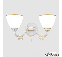 Бра Arte Milano 342837/2W WT+G