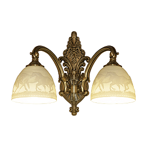 Бра Bohemia Ivele Crystal Verona 7209B14/2/175 FP P1 D Horse