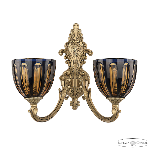 Бра Bohemia Ivele 7209B14/2/175 FP P1 U Amber-Blue/H-1H