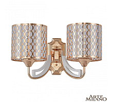Бра Arte Milano Florentia-3387 303387/2W Wh/Gd
