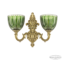 Бра Bohemia Ivele Crystal Verona 7214B14/2/175 FP P1 U Clear-Green/H-1K