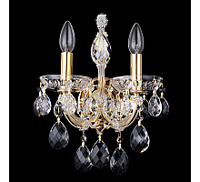 Бра Crystal Lux Isabel AP2 Gold/Transparent