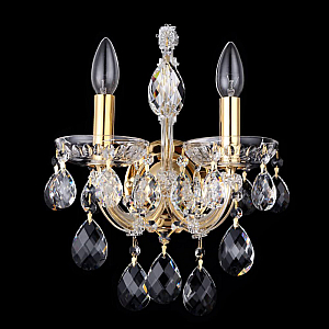 Бра Crystal Lux Isabel AP2 Gold/Transparent