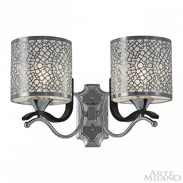 Бра Arte Milano Florentia-6787 306787/2W Bk/Ni
