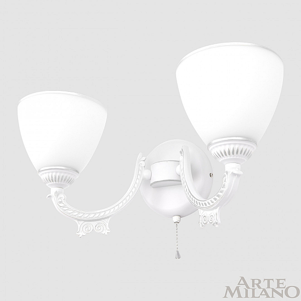 Бра Arte Milano 342837/2W WT+SL