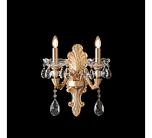Бра Crystal Lux ELIZABETH AP2 BRASS