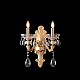 Бра Crystal Lux ELIZABETH AP2 BRASS