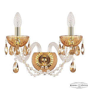 Бра Bohemia Ivele Crystal 5402B/2/165 G Amber/M-1G K721