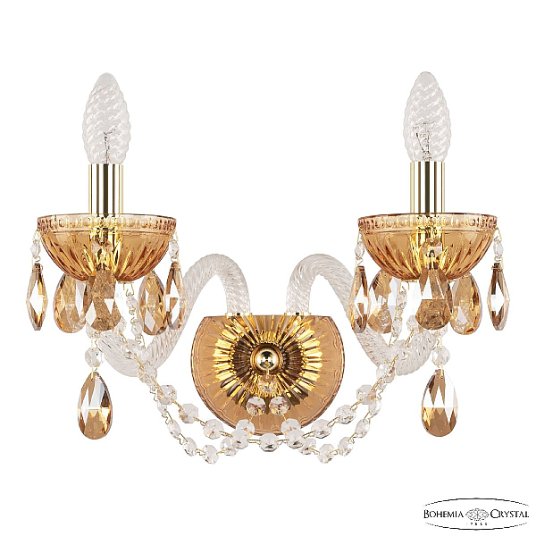 Бра Bohemia Ivele Crystal 5402B/2/165 G Amber/M-1G K721