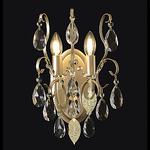 Бра Crystal Lux ESMIRALDA AP2 GOLD