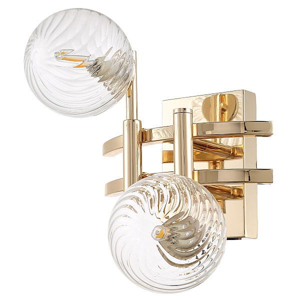 Бра Crystal Lux Luxury AP2 Gold