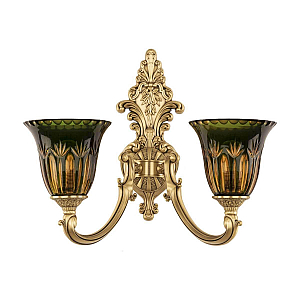 Бра Bohemia Ivele Crystal Verona 7209B15/2/175 FP P2 U Amber-Green/H-1I