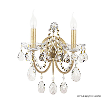 Бра Crystal Lux ODELIS AP2 GOLD