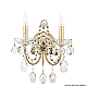 Бра Crystal Lux Odelis AP2 Gold