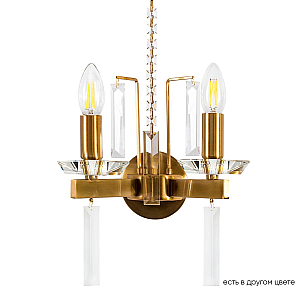 Бра Crystal Lux Marron AP2 Brass