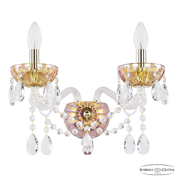 Бра Bohemia Ivele Crystal 5413B/2/165 G Shampan/M-1H