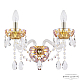 Бра Bohemia Ivele Crystal 5413B/2/165 G Shampan/M-1H