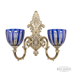 Бра Bohemia Ivele Crystal Verona 7203B15/2/210 GW P1 U Clear-Blue/H-1H