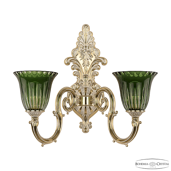 Бра Bohemia Ivele 7203B15/2/210 GW P2 U Clear-Green/H-1K