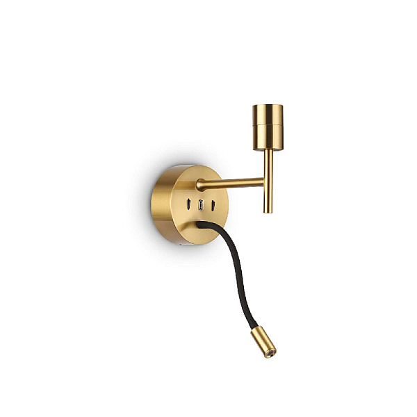 Гибкое бра Ideal lux SET UP MAP2 OTTONE 259857