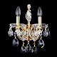 Бра Crystal Lux Isabel AP2 Gold/Transparent