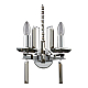 Бра Crystal Lux Marron AP2 Chrome