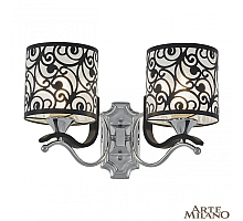 Бра Arte Milano Florentia-4957 304957/2W Bk/Ni