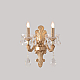 Бра Crystal Lux ELIZABETH AP2 BRASS
