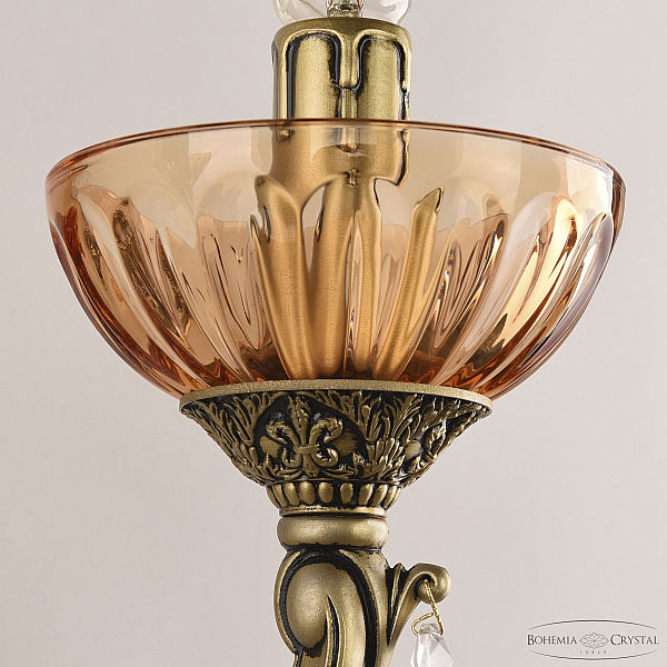 Бра Bohemia Ivele Crystal AL7801B10/2/175 A AGB P Amber/M-1H