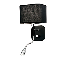 Бра Ideal Lux Holiday AP2 Nero 124179
