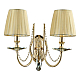 Бра Crystal Lux Victoria AP2 Gold/Amber