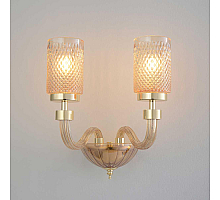 Бра Crystal Lux SILVESTRO AP2 AMBER