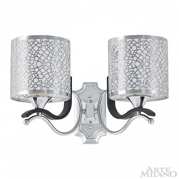 Бра Arte Milano Florentia-6787 306787/2W Bk/Ni