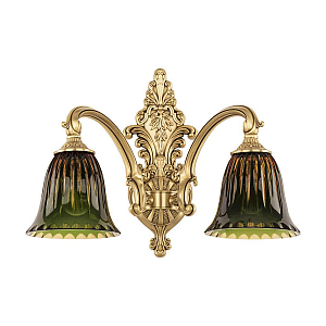 Бра Bohemia Ivele Crystal Verona 7209B15/2/175 FP P2 D Amber-Green/H-1K