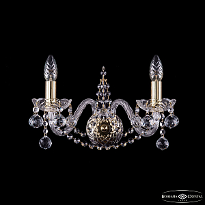 Бра Bohemia Ivele Crystal 1411B/2/160 G Balls