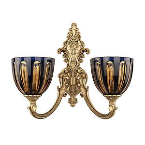 Бра Bohemia Ivele Crystal Verona 7209B15/2/175 FP P1 U Amber-Blue/H-1H